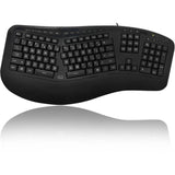 Adesso Color Illuminated Ergonomic Keyboard - Cable Connectivity - USB Interface - 105 Key Media Player, Internet, Multimedia, Play/Pause, Stop, Previous Track, Next Track, Volume Down, Volume Up, Mut...  - AKB-150EB