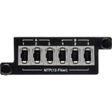 Tripp Lite 2 x 24 Fiber MTP/MPO to 6 x 12 Fiber MTP/MPO Breakout Cassette - MTP/MPO Breakout Cassette - N482-2M24-6M12