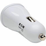 Tripp Lite USB Tablet Phone Car Charger High Power Adapter 5V / 2.4A 12W - 12 V DC Input Voltage - 5 V DC Output Voltage - 2.40 A Output Current - U280-001-C2