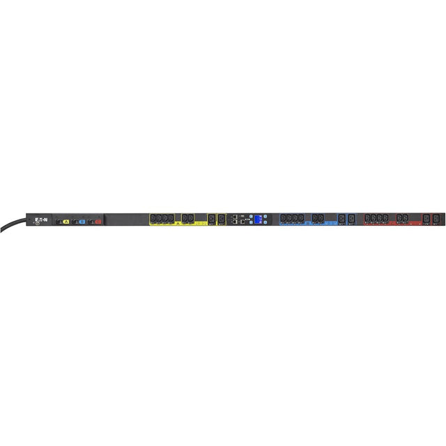Eaton Managed Rack PDU 8.64 kW max 200-240V 24A 50-60Hz 0U Three-Phase PDU - NEMA L15-30P - 6 x IEC 60320 C19, 18 x IEC 60320 C13 - 8640 W - Network (RJ-45) - 38U - Vertical - EMA326-10 EATON