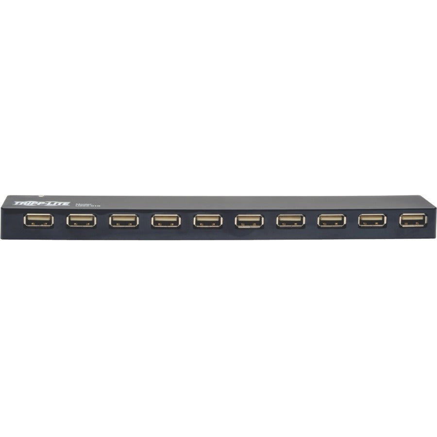 Tripp Lite 10-Port USB 2.0 Mobile Hi-Speed Hub Notebook Laptop Bus Power AC - USB - External - 10 USB Port(s) - 10 USB 2.0 Port(s) - U223-010