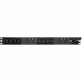 Tripp Lite PDU Basic 208V / 240V 30A 5/5.8kW C13 10 Outlet L6-30P Horizontal 1U - NEMA L6-30P - 10 x IEC 60320 C13 - 230 V AC - 5.80 kVA - 1U Horizontal Rackmount, Wall Mountable, Under-counter - PDUH30HV