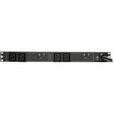 Tripp Lite PDU Basic 208V / 240V 5/5.8kW 30A C19 4 Outlet L6-30P Horizontal 1URM - NEMA L6-30P - 4 x IEC 60320 C19 - 230 V AC - 5.80 kVA - 1U Horizontal Rackmount, Wall Mountable, Under-counter - PDUH30HV19