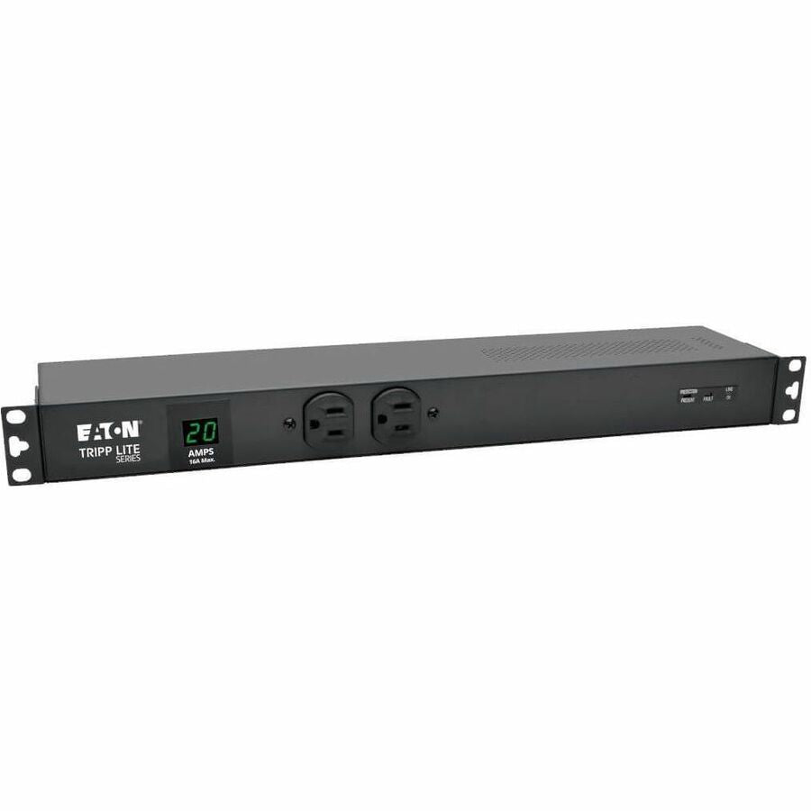 Tripp Lite PDU Metered Isobar Surge 120V 20A 12 5-20R; 2 5-15R L5-20P 1URM - NEMA L5-20P/5-20P - 12 x NEMA 5-20R, 2 x NEMA 5-15R - 120 V AC - 2030 W - 1U - Vertical - Rack-mountable, Wall-mountable - PDUMH20-ISO