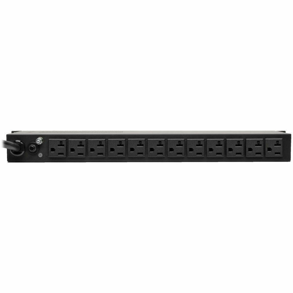Tripp Lite PDU Metered Isobar Surge 120V 20A 12 5-20R; 2 5-15R L5-20P 1URM - NEMA L5-20P/5-20P - 12 x NEMA 5-20R, 2 x NEMA 5-15R - 120 V AC - 2030 W - 1U - Vertical - Rack-mountable, Wall-mountable - PDUMH20-ISO