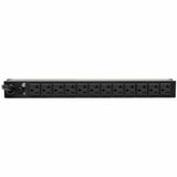 Tripp Lite PDU Metered Isobar Surge 120V 20A 12 5-20R; 2 5-15R L5-20P 1URM - NEMA L5-20P/5-20P - 12 x NEMA 5-20R, 2 x NEMA 5-15R - 120 V AC - 2030 W - 1U - Vertical - Rack-mountable, Wall-mountable - PDUMH20-ISO