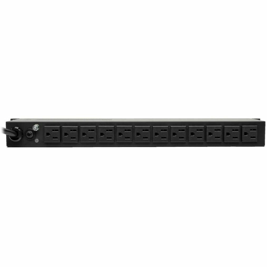 Tripp Lite PDU Metered Isobar Surge 120V 15A 5-15R 14 Outlet 5-15P 1URM - NEMA 5-15P - 14 x NEMA 5-15R - 120 V AC - 1440 W - 1U - Vertical - Wall-mountable, Rack-mountable - PDUMH15-ISO