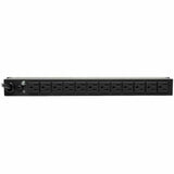 Tripp Lite PDU Metered Isobar Surge 120V 15A 5-15R 14 Outlet 5-15P 1URM - NEMA 5-15P - 14 x NEMA 5-15R - 120 V AC - 1440 W - 1U - Vertical - Wall-mountable, Rack-mountable - PDUMH15-ISO
