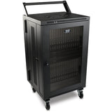 Tripp Lite Charging Sync Station Wall Mount 48-Port USB Tablet iPad Android - Floor, Desktop, Countertop, Wall Mountable - Steel - Black - CS48USB