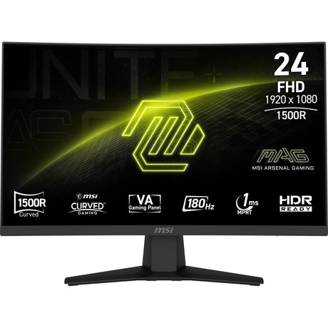 MSI MAG 244C computer monitor 59.9 cm (23.6") 1920 x 1080 pixels Full HD LCD Black - MAG244C MSI