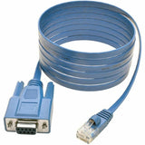 Tripp Lite RJ45 to DB9F Cisco Serial Console Port Rollover Cable 6' 6ft - 6 ft DB-9/RJ-45 Data Transfer Cable for Network Device, PC, Notebook, Switch, Router - First End: 1 x RJ-45 Network - Male - S...  - P430-006