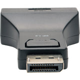 Tripp Lite DisplayPort to DVI Adapter Converter Compact DP to DVI M/F DPort 1.2 - 1 x DisplayPort Male Digital Audio/Video - 1 x DVI-I Female Video - 1920 x 1200 Supported - Black - P134-000-DVI-V2