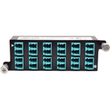 Tripp Lite 10GbE High Density Pass-Through Cassette 12 LC Duplex Connection - 12 LC Duplex Connection - N484-12LC