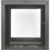 Tripp Lite 12U Wall Mount Rack Enclosure Server Cabinet 13" Depth w Acrylic Window - For LAN Switch, Patch Panel - 12U Rack Height19" Rack Depth - Wall Mountable, Floor Standing - Black - Steel, Acryl - SRW12U13G
