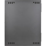 Tripp Lite 15U Wall Mount Rack Enclosure Server Cabinet w Hinged Acrylic Window - For LAN Switch, Patch Panel - 15U Rack Height x 19" Rack Width x 10.42" Rack Depth - Wall Mountable - Black Powder Coa - SRW15USG