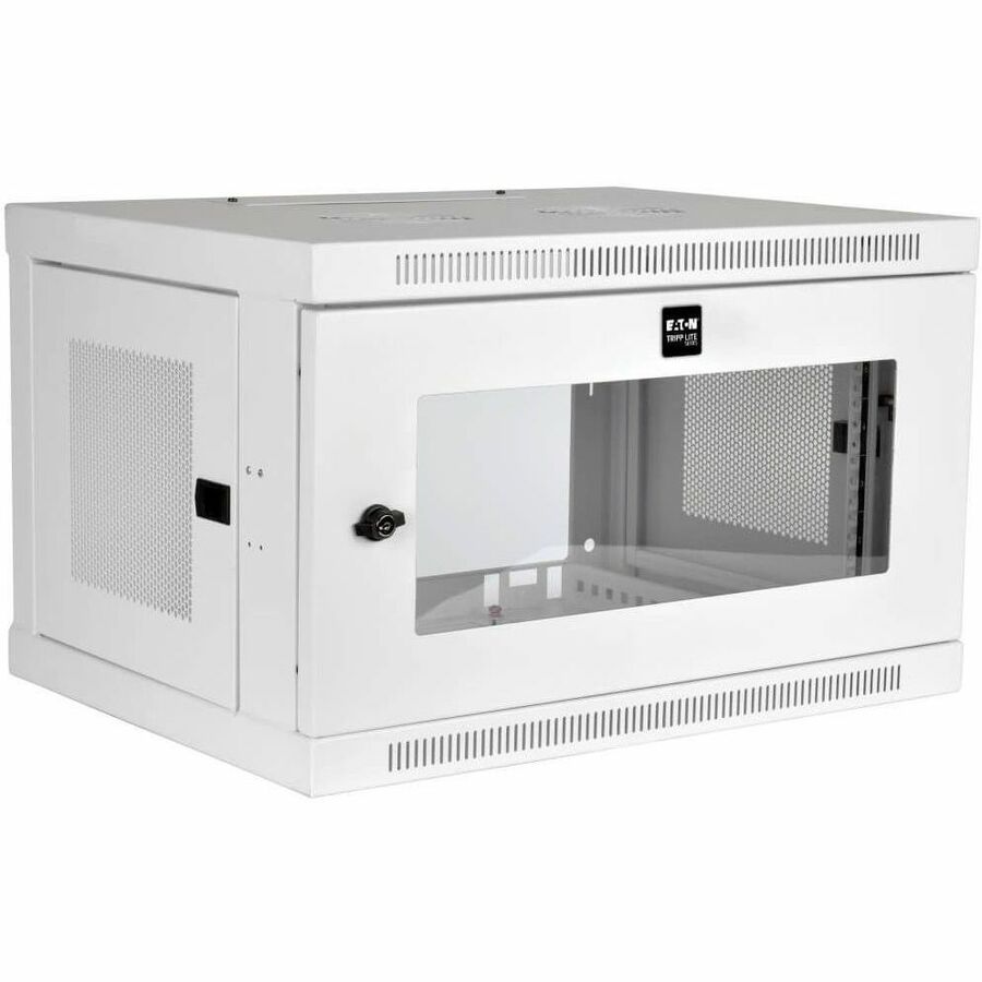 Tripp Lite 6U Wall Mount Rack Enclosure Server Cabinet White w/ Acrylic Glass Door - 6U Rack Height x 19" Rack Width - Wall Mountable - White - Steel, Acrylic - 200 lb Maximum Weight Capacity - 200 lb - SRW6UWG