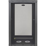 Tripp Lite 21U Wall Mount Rack Enclosure Server Cabinet w/ Door and Side Panels - 21U Rack Height x 19" Rack Width x 16.50" Rack Depth - Wall Mountable - Black - 200 lb Maximum Weight Capacity - 200 l - SRW21U