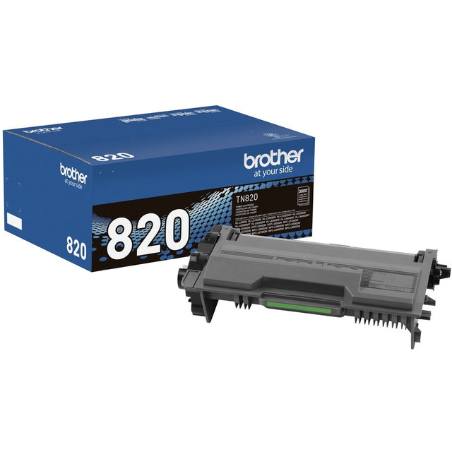 Brother Genuine TN820 Mono Laser Black Toner Cartridge - Laser - Standard Yield - 3000 Pages - Black - 1 Each - TN820 - eCommerce Business Prime