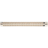 Tripp Lite 48-Port Cat6a Patch Panel Rackmount Shielded Feedthrough RJ45 1U - 48 Port(s) - 48 x RJ-45 - 1U High - Rack-mountable - N254-048-SH-6A