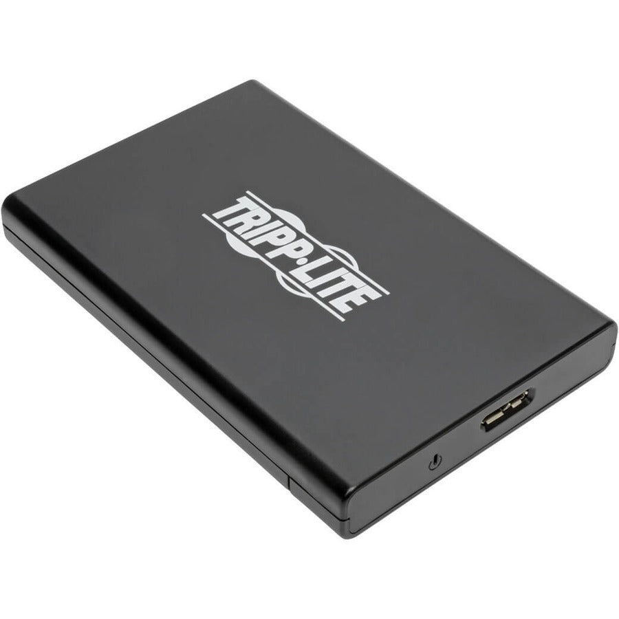Tripp Lite USB 3.0 SuperSpeed External Hard Drive Enclosure SATA UASP 2.5in - 1 x Total Bay - 1 x 2.5" Bay - Serial ATA/600 - USB 3.0 - U357-025-UASP