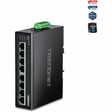 TRENDnet 8-Port Hardened Industrial Gigabit DIN-Rail Switch, 16 Gbps Switching Capacity, IP30 Rated Metal Housing (-40 to 167 ?F), DIN-Rail & Wall Mounts Included, Lifetime Protection, Black, TI-G80 -...  - TI-G80 - eCommerce Business Prime