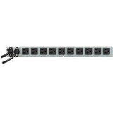 Eaton ATS Rack PDU 1U 120V 1.44 kW 2 NEMA 5-15P Input and 10 5-15R Single-Phase - NEMA 5-15P - 10 x NEMA 5-15R - 120 V AC - 1440 W - Network (RJ-45) - 1U - Horizontal - Rack-mountable - EATS115