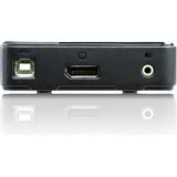 ATEN CS782DP 2-Port USB DisplayPort KVM Switch - 2 Computer(s) - 1 Local User(s) - 4096 x 2160 - 4 x USB - Rack-mountable - 3 x DisplayPort - CS782DP