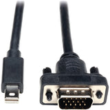 Tripp Lite 10ft Mini DisplayPort to VGA Adapter Active Converter mDP to VGA 1920 x 1200 DPort 1.2 M/M - DisplayPort/VGA for Video Device, Projector, TV, Graphics Card, Monitor - 10 ft - 1 x HD-15 Male - P586-010-VGA-V2
