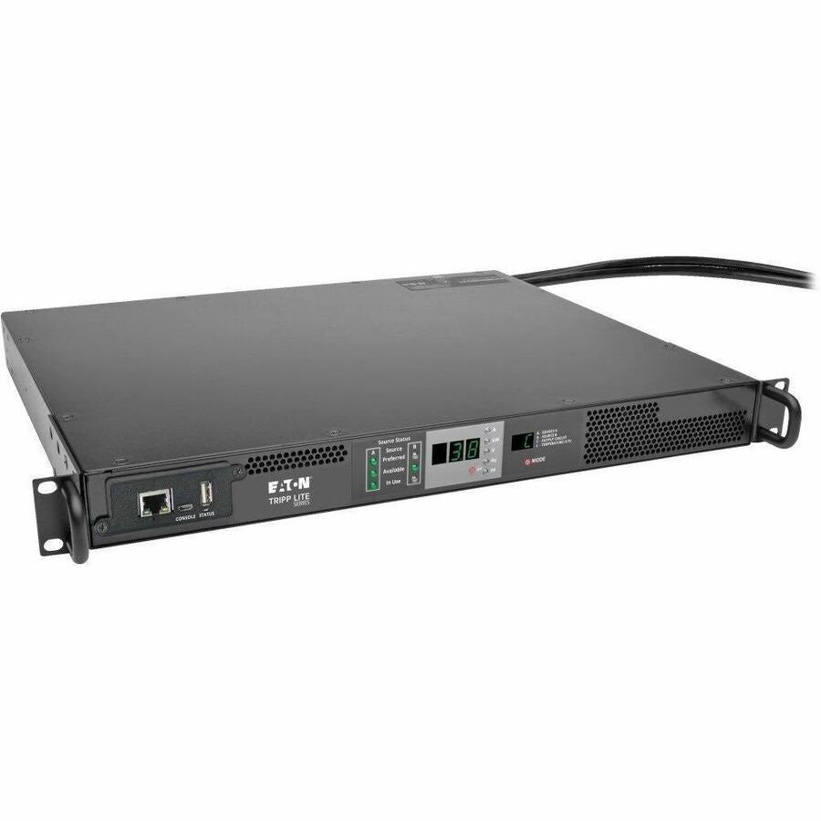Tripp Lite PDU Monitored Horizontal 3.3/3.8KW 208/240V ATS L6-20R L6-20P 1U - 3.80 kVA - 1U - PDUMNH20HVAT
