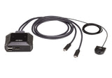 ATEN US3312 KVM switch Black - US3312