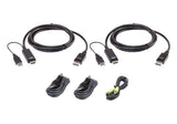 ATEN 1.8M USB Universal Dual Display Secure KVM Cable Kit - 2L7D02UHDPX5
