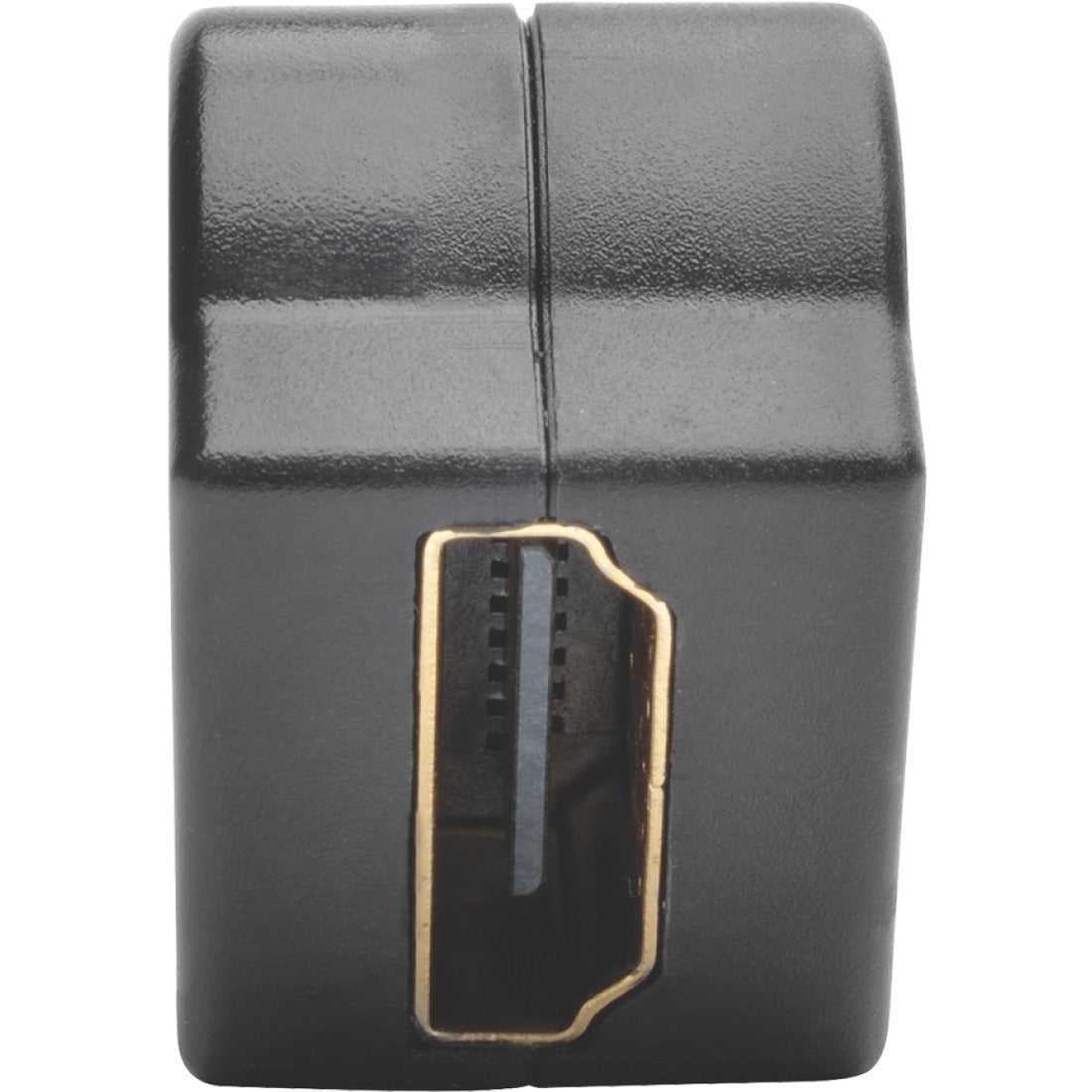 Tripp Lite HDMI Coupler Keystone Panel Mount Angled All-in One F/F Black - 1 x HDMI Female Digital Audio/Video - 1 x HDMI Female Digital Audio/Video - Gold Plated Connector - Black - P164-000-KPA-BK