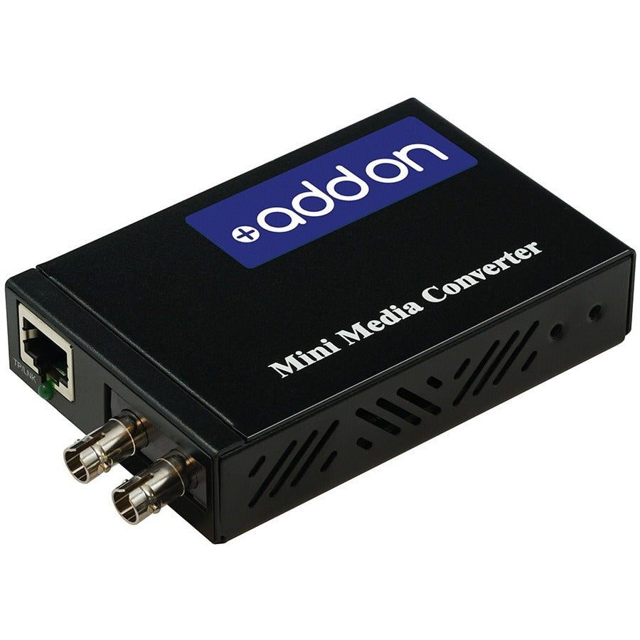 AddOn 10/100/1000Base-TX(RJ-45) to 1000Base-LX(ST) SMF 1310nm 40km Mini Media Converter - 100% compatible and guaranteed to work - ADD-GMCMN-LX-4ST