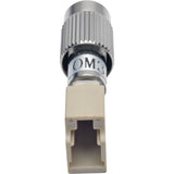 Tripp Lite Optical Fiber Cable Tester Adapter FC/LC 50/125 OM3 10 Gb M/F - 1 x FC Male Network - 1 x LC Female Network - Silver, Beige - T020-001-LC10G