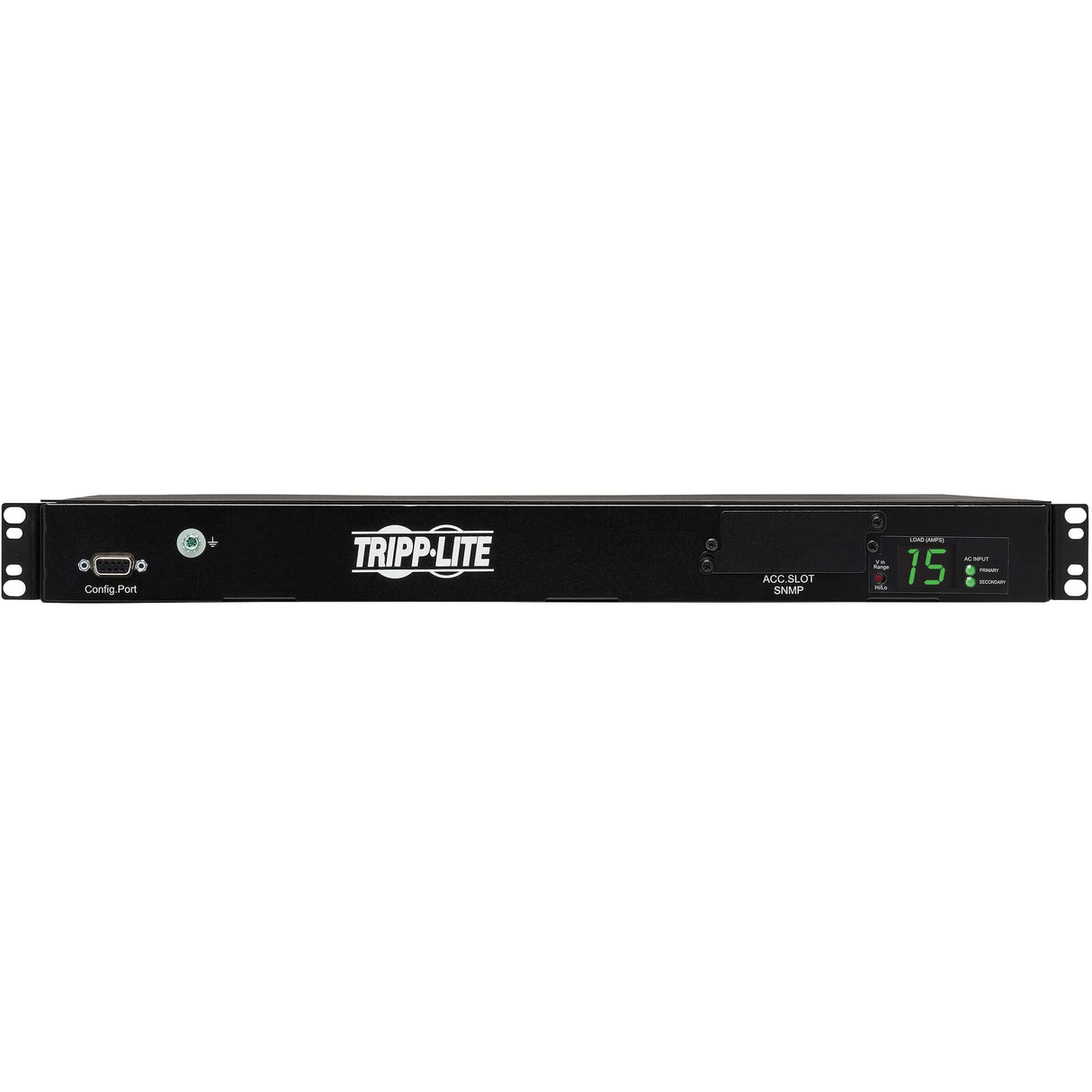 Tripp Lite PDU Metered ATS 2/2.4KW 200/240V 10 C13 2 C14 3.6M Cords 1URM - IEC 60320 C14 - 10 x IEC 60320 C13 - 200 V AC, 208 V AC, 220 V AC, 230 V AC, 240 V AC - 2.40 kVA - 1U/2U - Horizontal Rackmou...  - PDUMH15HVAT