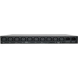 Tripp Lite PDU Metered ATS 2/2.4KW 200/240V 10 C13 2 C14 3.6M Cords 1URM - IEC 60320 C14 - 10 x IEC 60320 C13 - 200 V AC, 208 V AC, 220 V AC, 230 V AC, 240 V AC - 2.40 kVA - 1U/2U - Horizontal Rackmou...  - PDUMH15HVAT