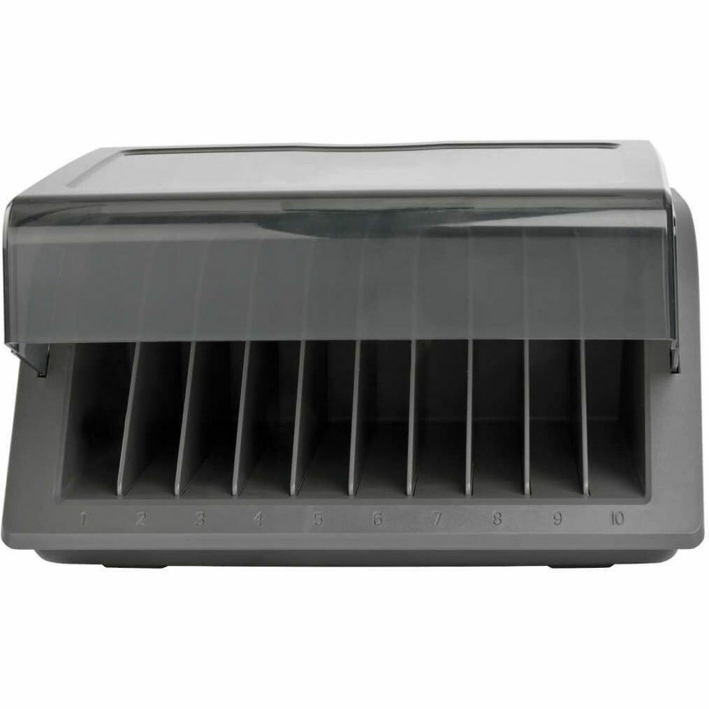 Tripp Lite 10-Device Desktop USB Charging Station for Tablets, iPads and E-Readers - Wired - Notebook, Tablet PC, e-book Reader - Charging Capability - 10 x USB - Black, Gray - CSD1006USB