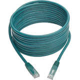 Tripp Lite 15ft Cat6 Gigabit Molded Patch Cable RJ45 M/M 550MHz 24AWG Green - Category 6 for Network Device, Router, Modem, Blu-ray Player, Printer, Computer - 128 MB/s - Patch Cable - 15 ft - 1 x RJ-...  - N200-015-GN