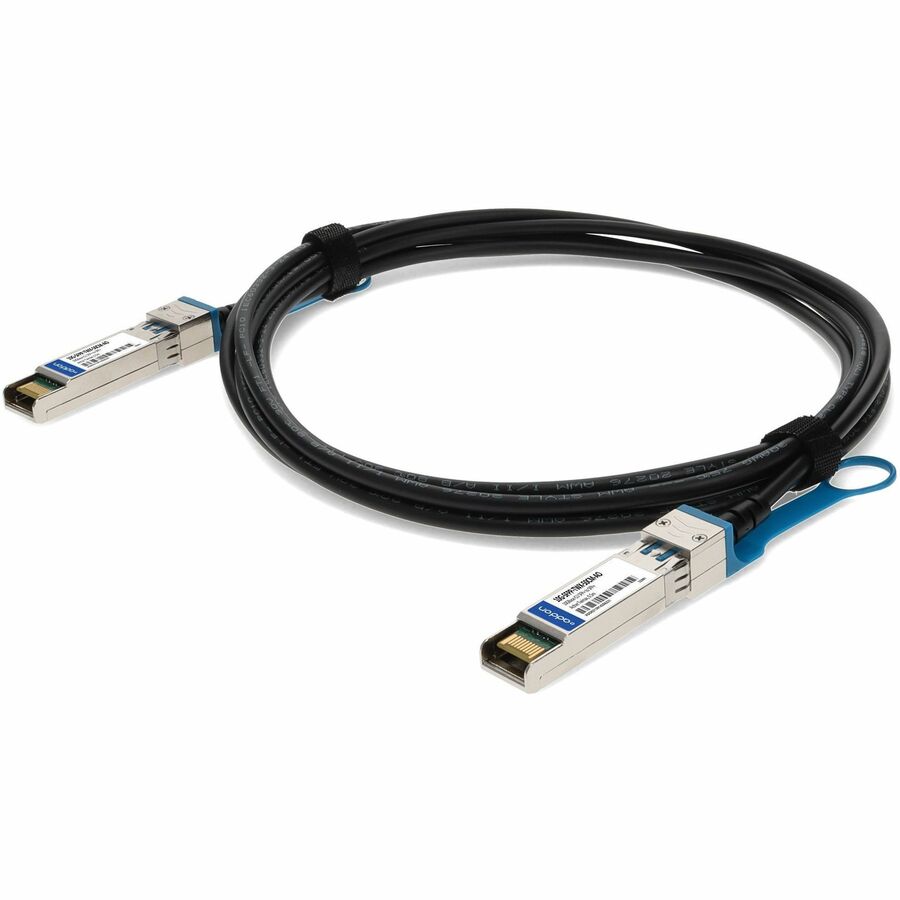 Brocade (Formerly) Compatible TAA Compliant 10GBase-CU SFP+ to SFP+ Direct Attach Cable (Active Twinax, 50cm) - 100% application tested and guaranteed to work - 10G-SFPP-TWX-50CM-AO