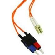 C2G-6m LC-SC 50/125 OM2 Duplex Multimode PVC Fiber Optic Cable - Orange - Fiber Optic for Network Device - LC Male - SC Male - 50/125 - Duplex Multimode - OM2 - 6m - Orange - 33019