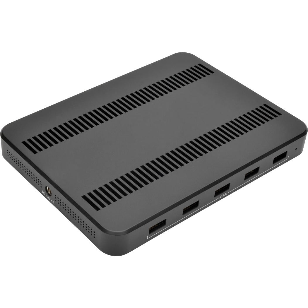 Tripp Lite 5-Port USB Fast Charging Station Hub/ Device Organizer 12V4A 48W - 48 W Output Power - 120 V AC, 230 V AC Input Voltage - 5 V DC Output Voltage - 2.40 A Output Current - U280-005-ST