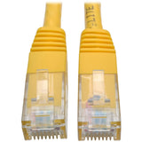 Tripp Lite 2ft Cat6 Gigabit Molded Patch Cable RJ45 M/M 550MHz 24AWG Yellow 2' - Category 6 for Network Device, Router, Modem, Blu-ray Player, Printer, Computer - 128 MB/s - Patch Cable - 2 ft - 1 x R...  - N200-002-YW