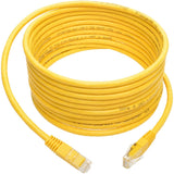 Tripp Lite 15ft Cat6 Gigabit Molded Patch Cable RJ45 MM 550MHz 24AWG Yellow - Category 6 for Network Device, Router, Modem, Blu-ray Player, Printer, Computer - 128 MB/s - Patch Cable - 15 ft - 1 x RJ-...  - N200-015-YW