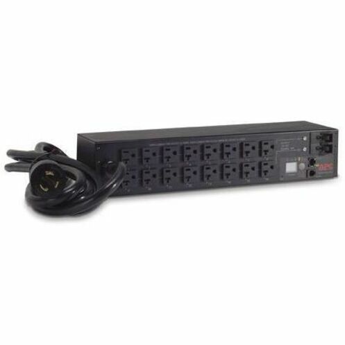APC by Schneider Electric Rack PDU, Switched, 2U, 30A, 120V, (16)5-20 - Switched - NEMA L5-30P - 16 x NEMA 5-20R - 120 V AC - 2U - Horizontal - Rack-mountable - AP7902B