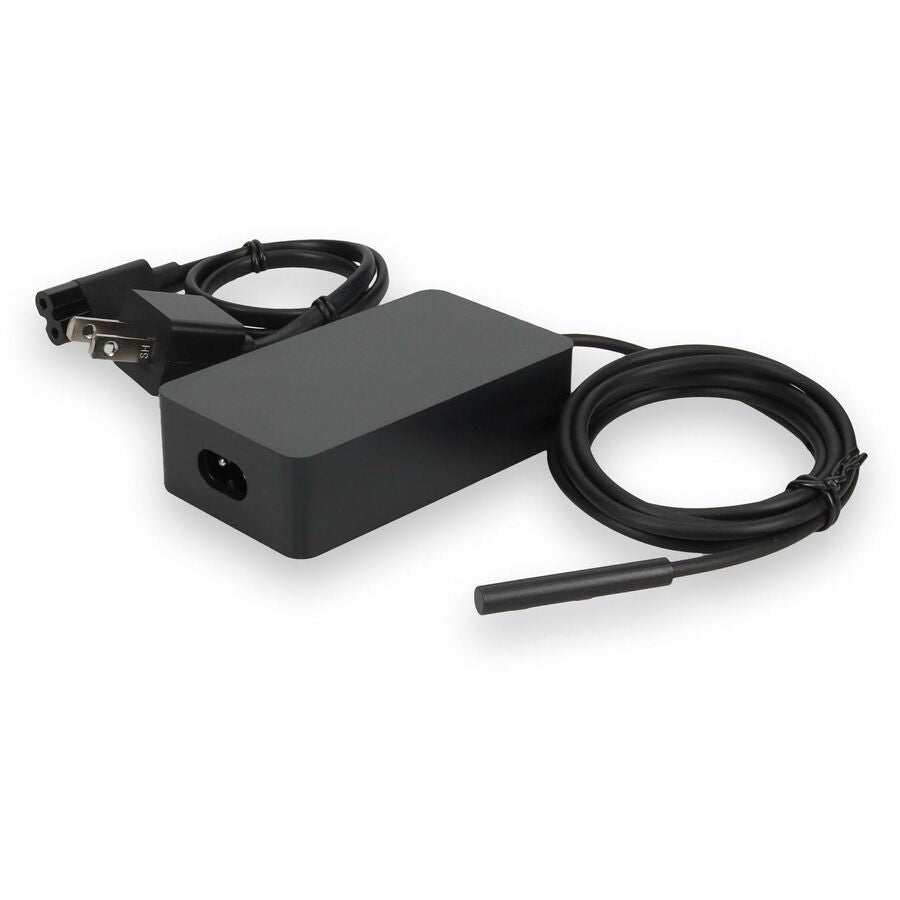 Microsoft Q4Q-00001 Compatible 65W 15V at 4A Black Laptop Power Adapter and Cable - 100% compatible and guaranteed to work - Q4Q-00001-AA
