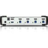 ATEN 4-Port USB 3.0 DisplayPort KVMP Switch-TAA Compliant - 4 Computer(s) - 1 Local User(s) - 3840 x 2160 - 8 x USB - Desktop - 5 - CS1914