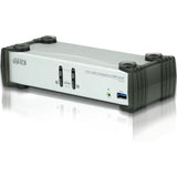 ATEN 2-Port USB 3.0 DisplayPort KVMP Switch-TAA Compliant - 2 Computer(s) - 1 Local User(s) - 3840 x 2160 - 6 x USB - Desktop - 3 x DisplayPort - CS1912