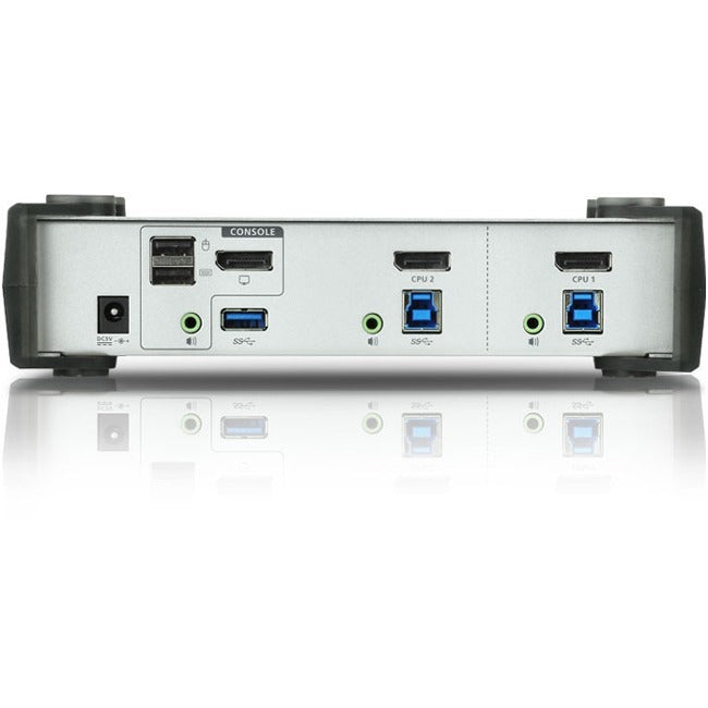 ATEN 2-Port USB 3.0 DisplayPort KVMP Switch-TAA Compliant - 2 Computer(s) - 1 Local User(s) - 3840 x 2160 - 6 x USB - Desktop - 3 x DisplayPort - CS1912
