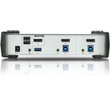 ATEN 2-Port USB 3.0 DisplayPort KVMP Switch-TAA Compliant - 2 Computer(s) - 1 Local User(s) - 3840 x 2160 - 6 x USB - Desktop - 3 x DisplayPort - CS1912