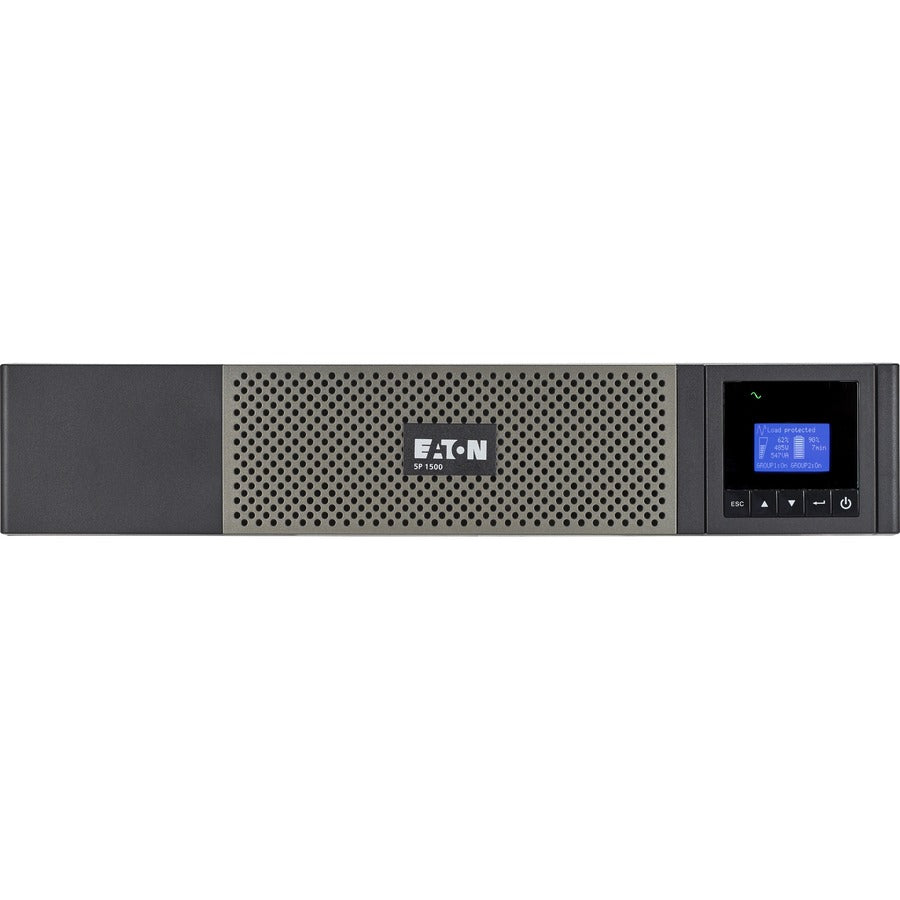 Eaton 5P UPS 1440VA 1100 Watt 120V 2U Rackmount True SineWave Network Card Optional - 2U Rack-mountable, Wall Mountable - 120 V AC Input - 120 V AC Output - 10 x NEMA 5-15R - 5P1500RC